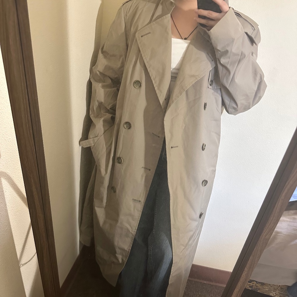 London Fog Khaki Trench Coat